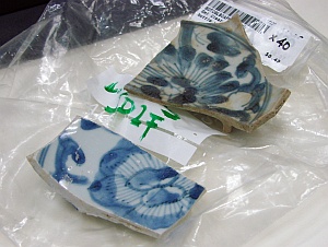Ancient Ming dynasty shards are among the ceramics that can be authenticated using Raman spectroscopy with BTEM analysis