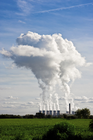 Rapid mineral carbonization of CO2, using recyclable ammonium sulfates to extract magnesium from serpentine rock, produces magnesites and iron oxides, which have uses in industry.