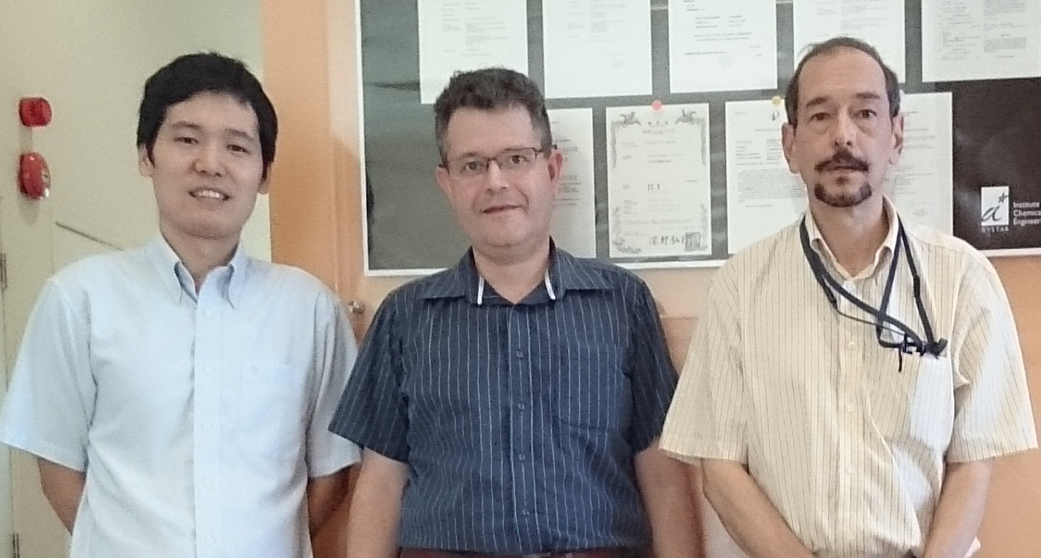 Left to right: Guo Liangfeng, Martin Schreyer and Marc Garland.