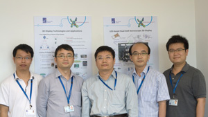 From left to right: Yuechao Pan, Ruitao Zheng, Xuewu Xu (program leader), Xinan Liang and Zhiming Abel Lum.