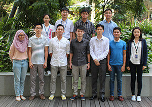 The Antibody and Product Development team at the A*STAR Bioinformatics Institute (Gan pictured top row, second from right).