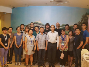The lab team of Ng Huck Hui, stem cell and regenerative biology department, GIS.