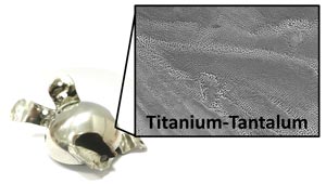 An innovative titanium-tantalum alloy can be printed into 3D shapes by selective laser melting for biomedical applications.