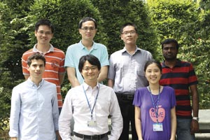 The team that contributed to this research. Back row (from the left): Yeo Hock Chuan, Ang Kok Siong, Chin Ju Xin, Meiyappan Lakshmanan. Lee Dong-Yup is in the front row, second from the left.