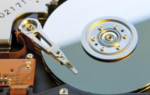 Placing servo data on a separate layer inside the magnetic platter of hard disk drives keeps the read/write head on track and increases the area available for data storage.