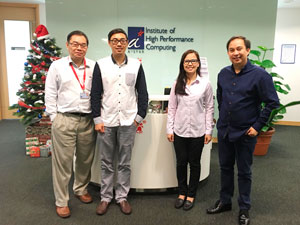 From left: Gary Lee, Hu Nan, Erika Fille Legara, and Christopher Monterola.