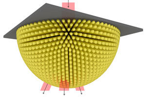 A hemispherical hypersphere designed at A*STAR can capture nanometer-scale details in optical images thanks to its sea urchin-shaped geometry.